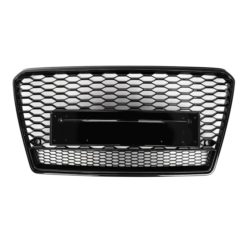 Audi A7 C7 V2 honeycomb gloss black front grille, pre-facelift