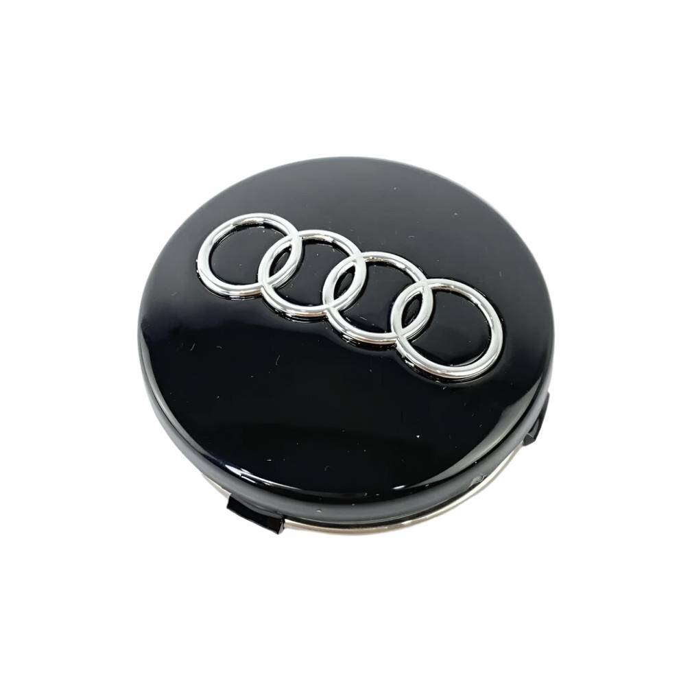 Audi Wheel Centre Caps 60mm Black Single Cap | AutoCap Solutions