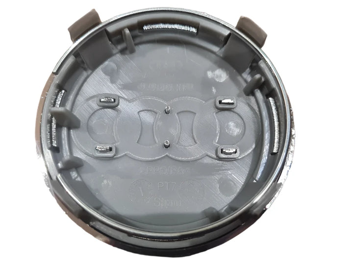 Set of 4 Audi Alloy Wheel Centre Caps Grey - 77mm - 4L0601170 | AutoCap Solutions