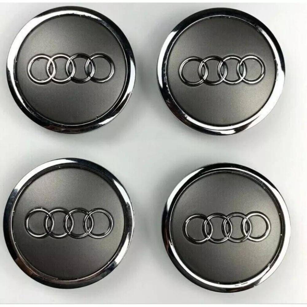 Audi Wheel Centre Caps Grey 69mm Front