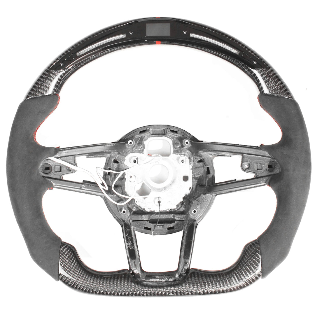 Audi R8 Gen 2 carbon fibre Alcantara LED steering wheel