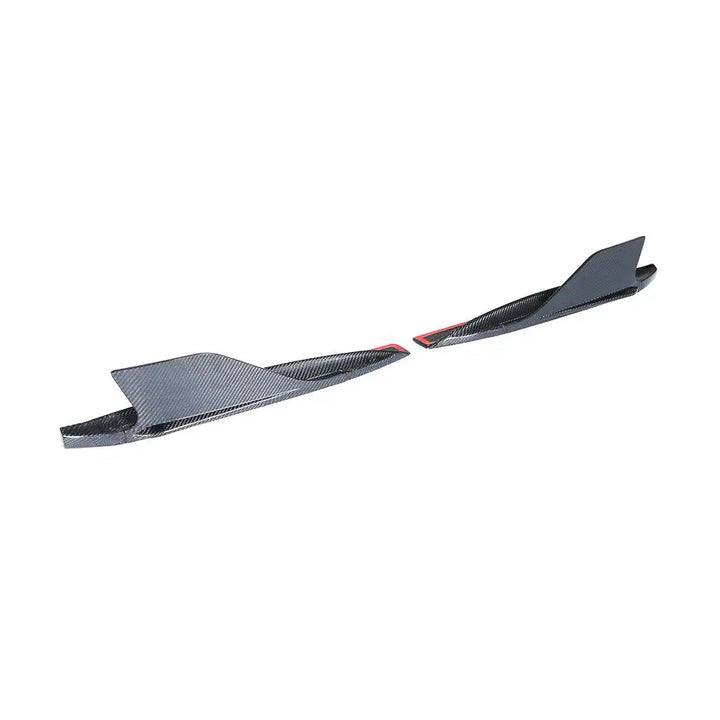 Audi R8 Gen 2 V8 V10 Plus genuine carbon fibre side skirt fins