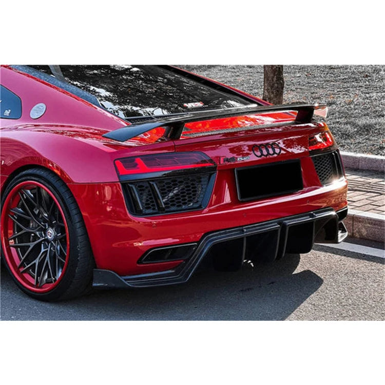 Genuine carbon fibre GT wing V3 for Audi R8 V10 Gen 2 Gen 2.5 Coupe installed