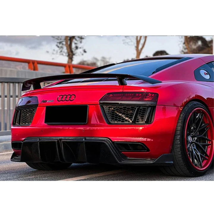 Audi R8 V10 Gen 2 Gen 2.5 Coupe carbon fibre GT wing V3 installed