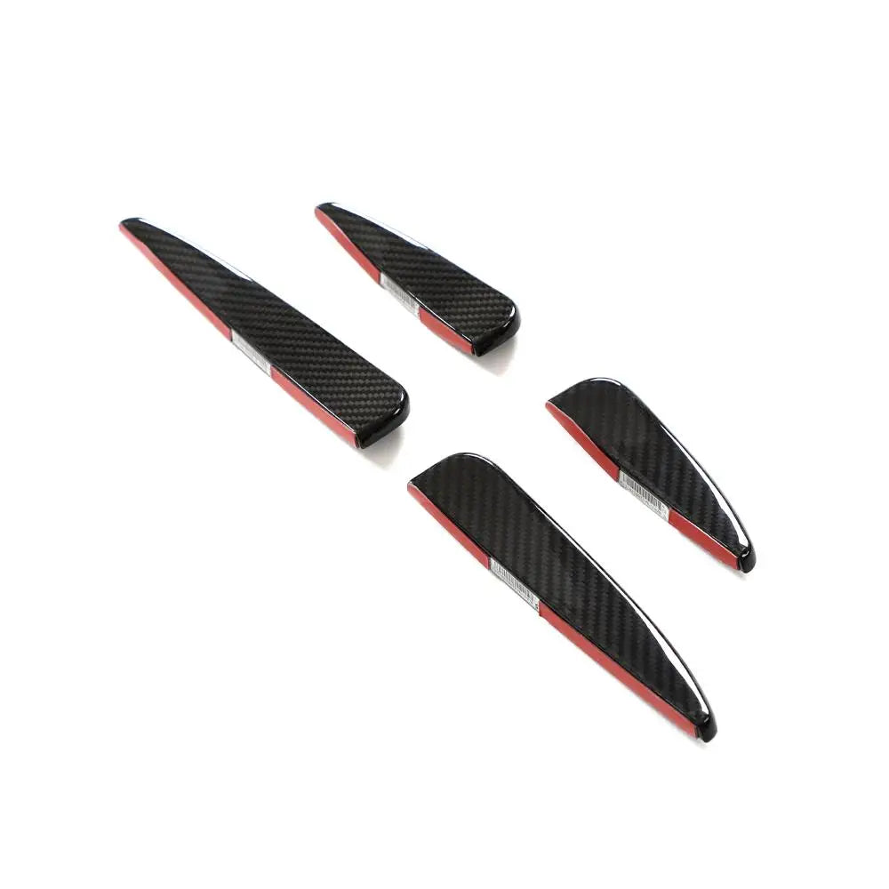 Genuine dry carbon fibre front canards V1 for Audi R8 V10 Gen 2.5