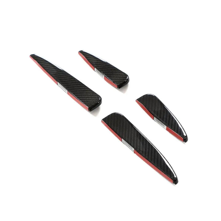 Genuine dry carbon fibre front canards V1 for Audi R8 V10 Gen 2.5