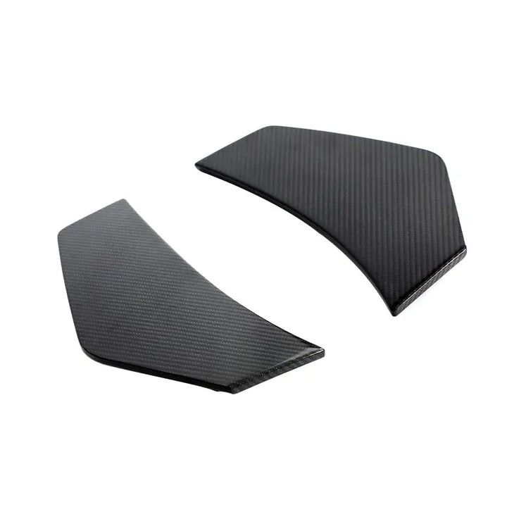 Genuine dry carbon fibre rear bumper corners for Audi R8 V10 Gen 2.5
