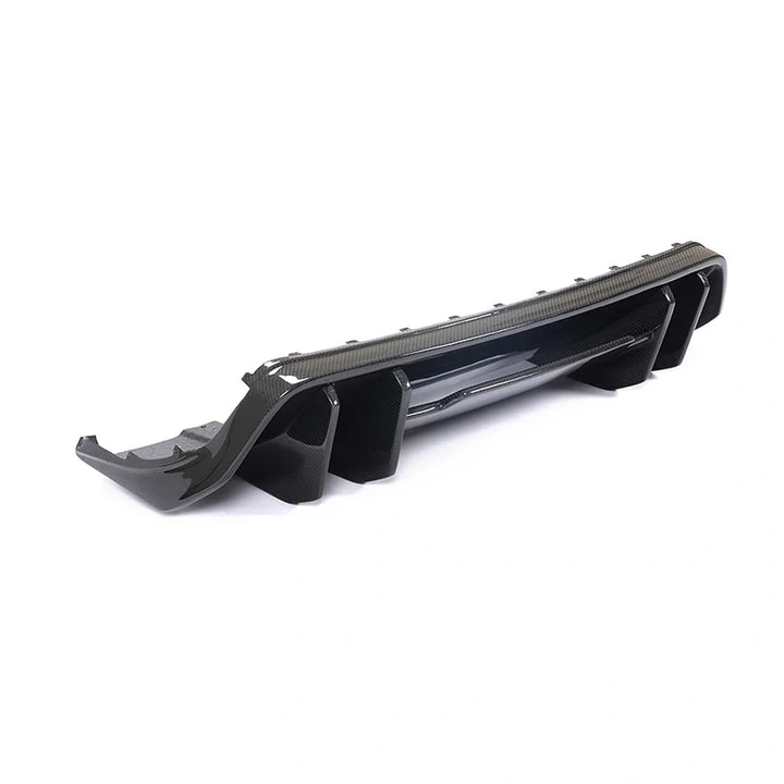 Audi R8 V10 rear bumper diffuser carbon fibre detail