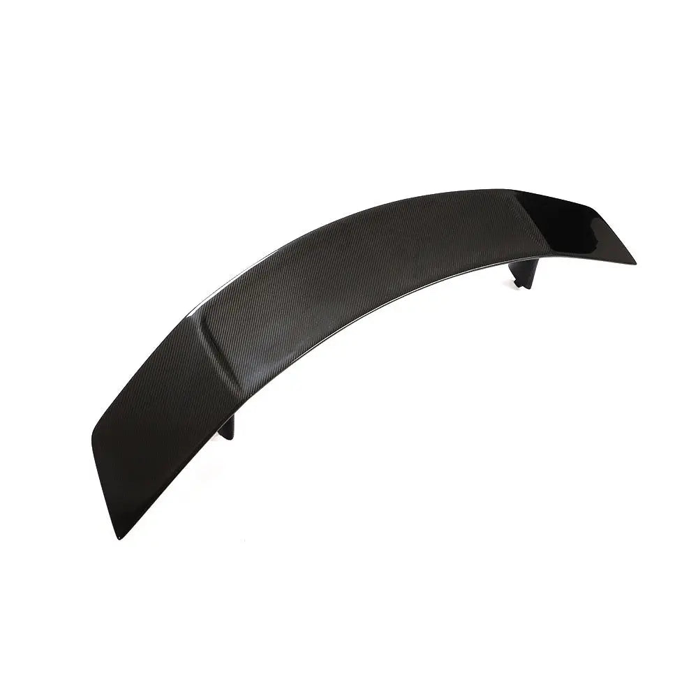 Dry carbon fibre GT wing for Audi R8 Coupe showing weave