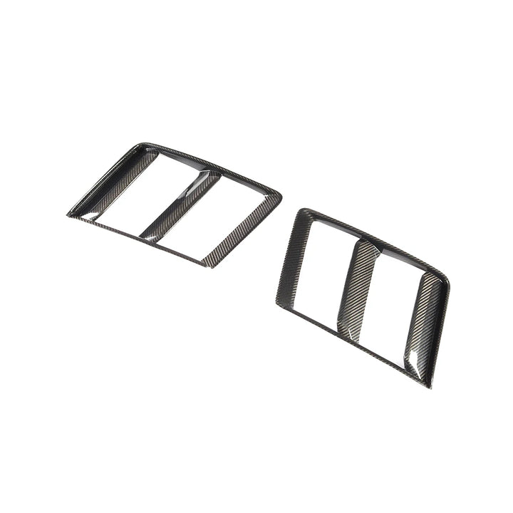 Genuine dry carbon fibre front bumper side grilles for Audi R8 V10 Gen 2