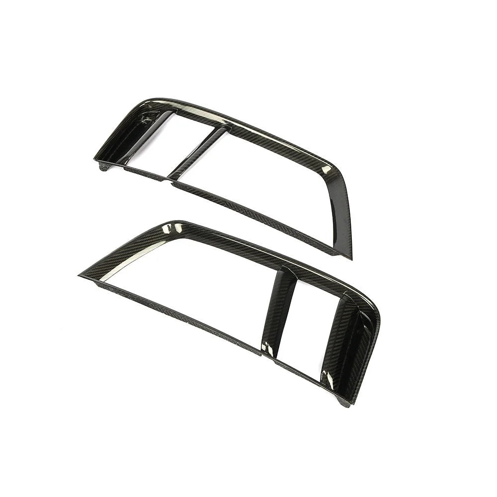 Genuine dry carbon fibre rear side grilles for Audi R8 V10 Gen 2
