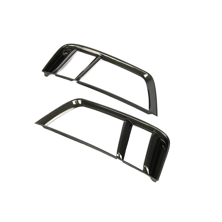 Genuine dry carbon fibre rear side grilles for Audi R8 V10 Gen 2