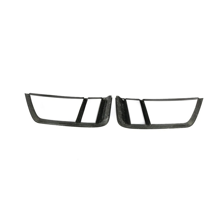 Audi R8 V10 Gen 2 dry carbon fibre rear side grilles pair alternate shot