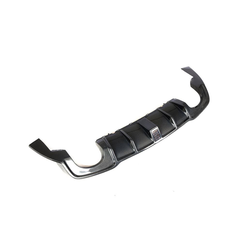 Audi RS3 8V Saloon Facelift carbon fibre rear diffuser with central brake light