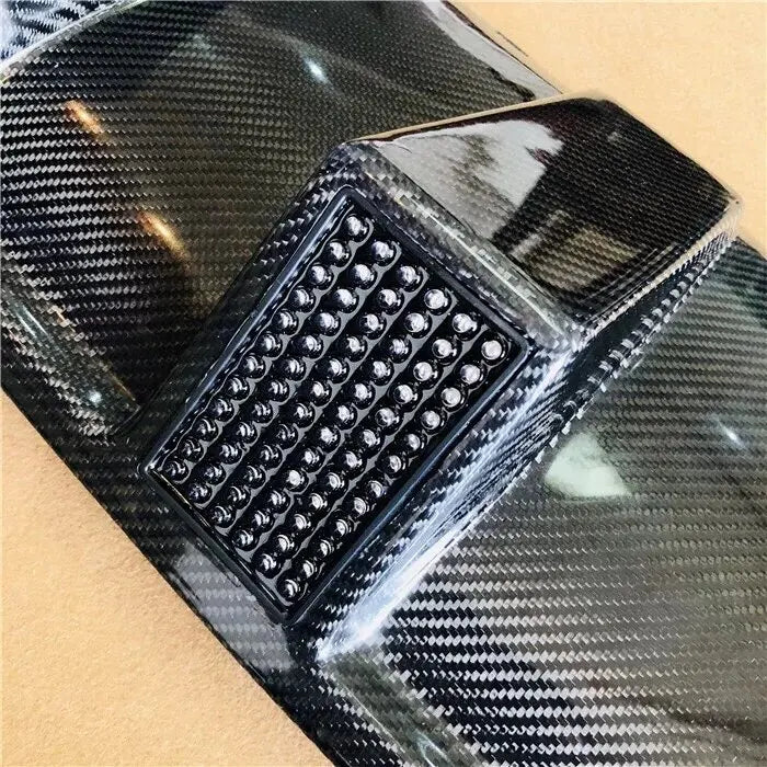 Carbon fibre diffuser for Audi RS3 8V Saloon showing brake light detail