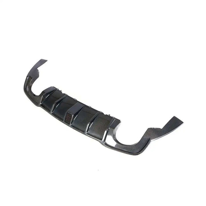Carbon fibre rear diffuser with brake light for Audi RS3 8V Saloon
