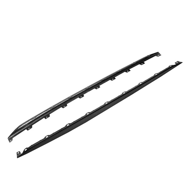 Audi RS3 8Y dry carbon fibre side skirts V1 pair