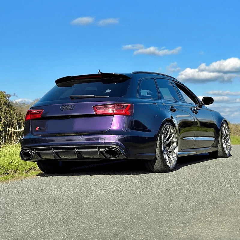 Audi RS6 C7.5 estate with carbon fibre rear diffuser, rear view
