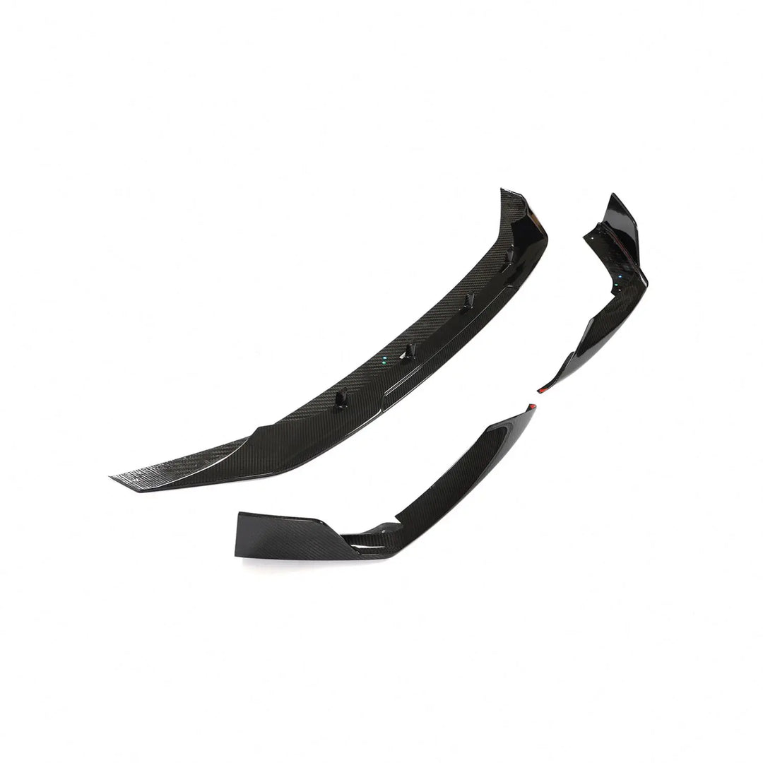 Genuine dry carbon fibre front splitter for Audi RS6 C8