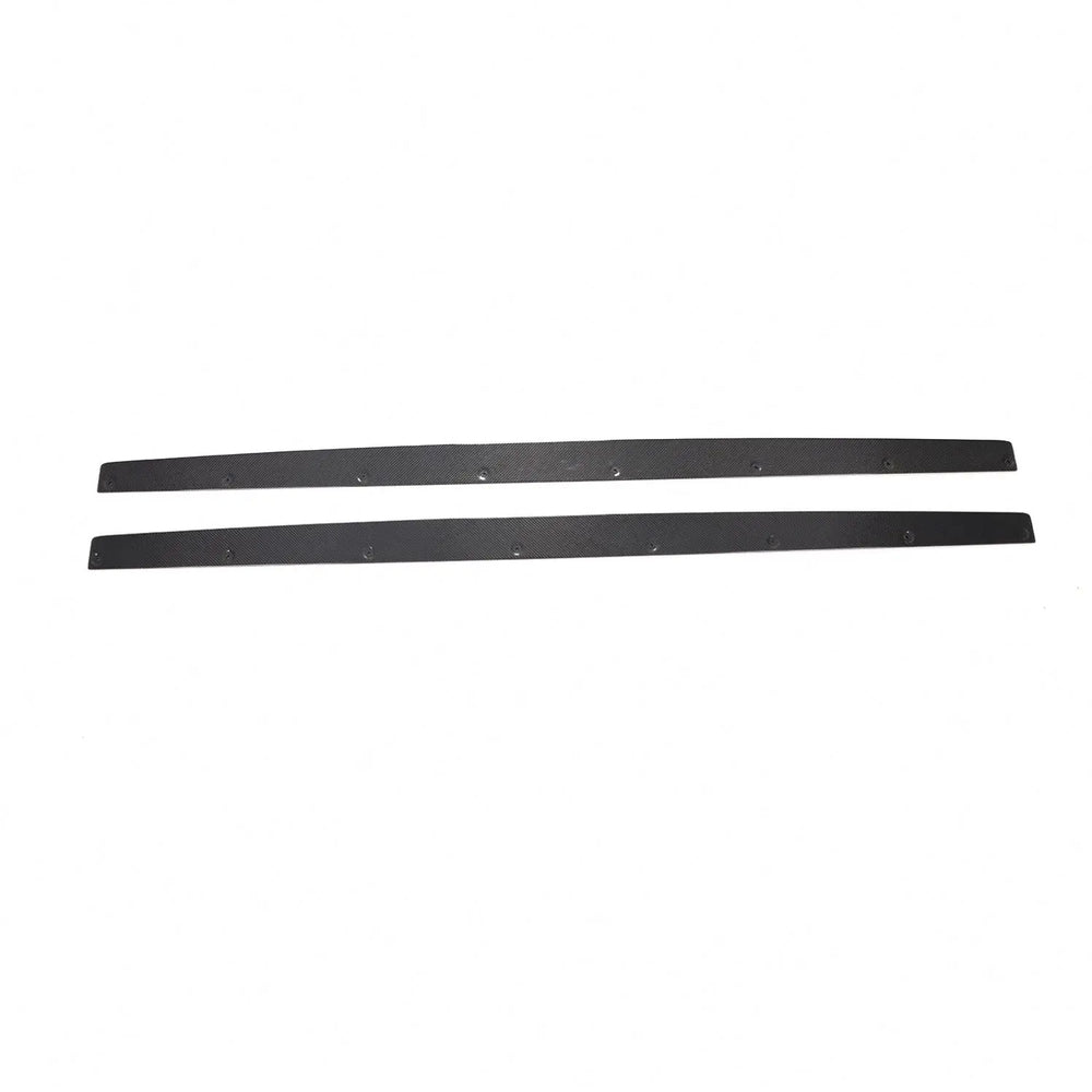 Carbon fibre side skirt for Audi RS6 showing weave