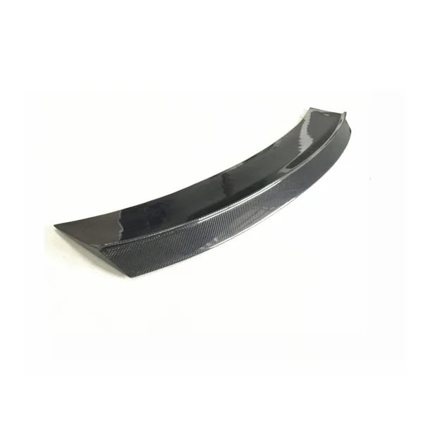 Carbon fibre rear spoiler V3 for Audi TT showing weave