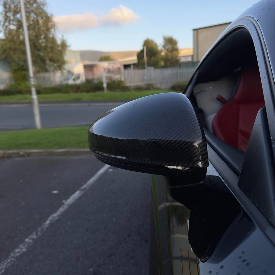 Audi TT Mk3 carbon fibre replacement mirror covers