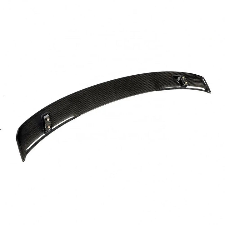Carbon fibre rear wing for Audi TT Quattro showing weave