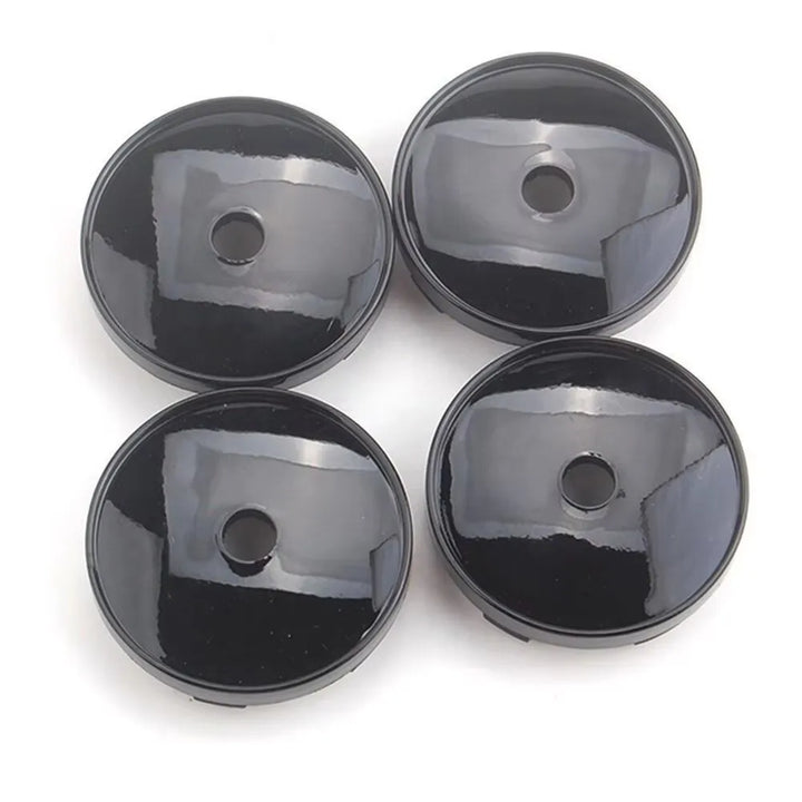 Universal black wheel centre caps 60mm set of 4