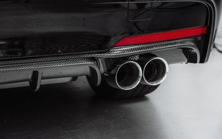BMW 3 Series F31 quad exhaust diffuser installed
