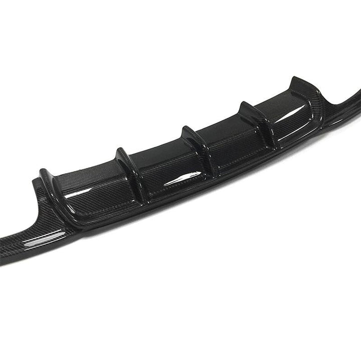 Genuine carbon fibre rear diffuser V3 for BMW 3 Series F30 F31, quad exhaust