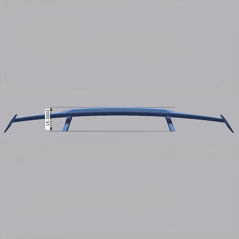 Genuine dry carbon fibre rear wing spoiler for BMW 3 Series F30 height