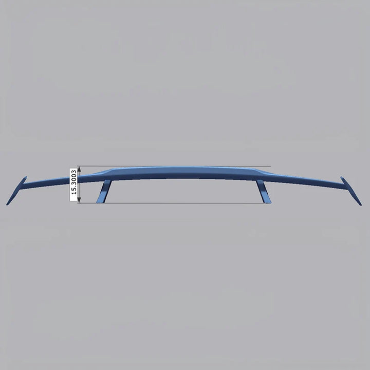Genuine dry carbon fibre rear wing spoiler for BMW 3 Series F30 height