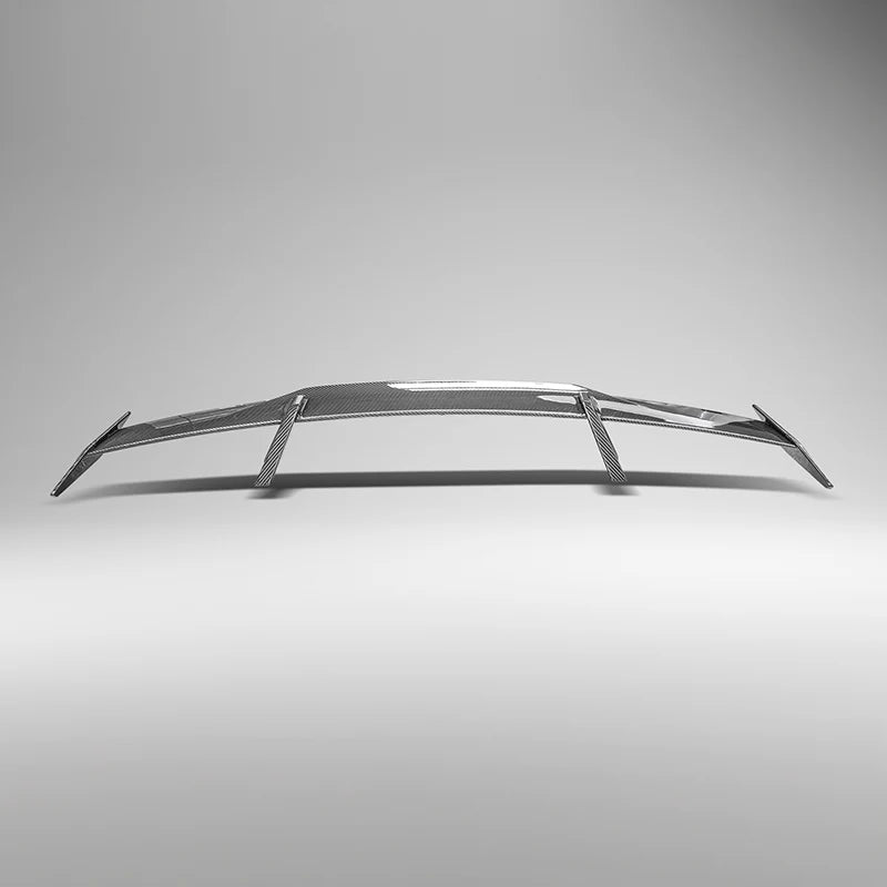 Dry carbon fibre wing spoiler for BMW F30 front view