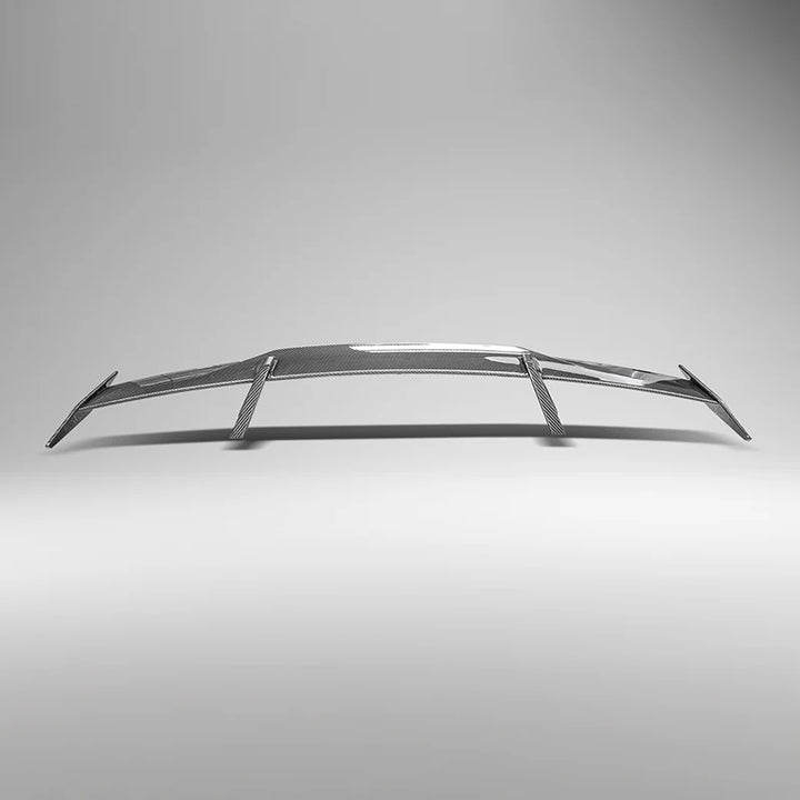 Dry carbon fibre wing spoiler for BMW F30 front view