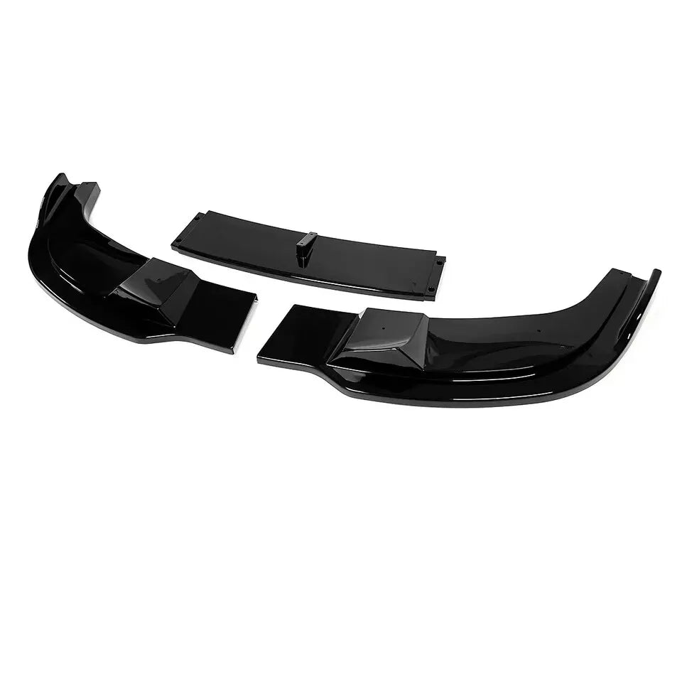 Gloss black front splitter for BMW E60 M Sport bumper