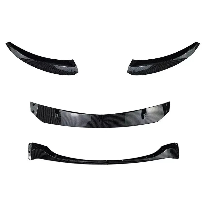 Carbon fibre look ABS front splitter for BMW E82 M Sport