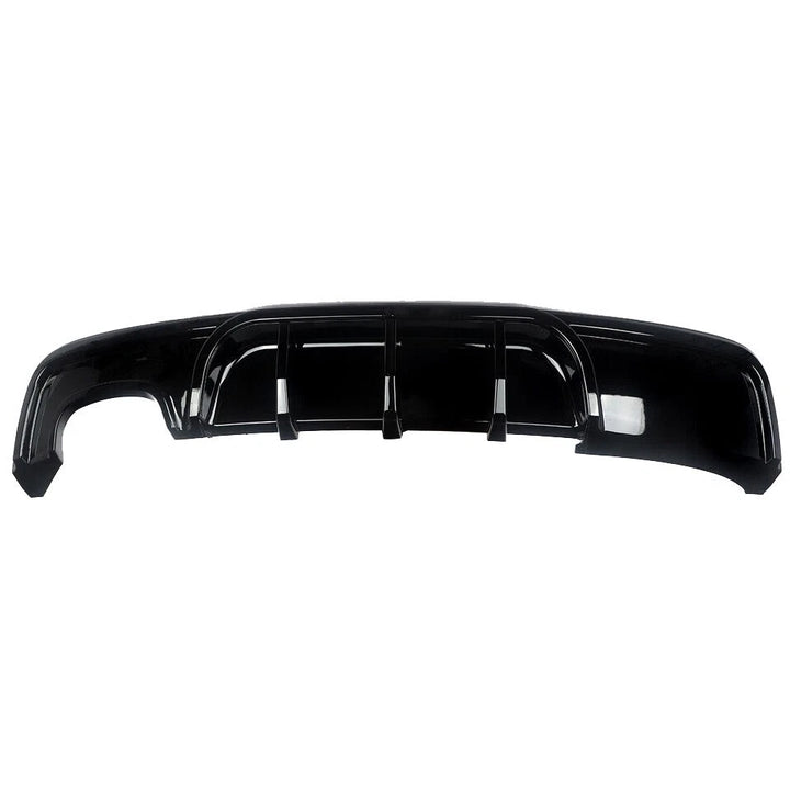 BMW E82 E88 1 Series M Sport gloss black rear diffuser left exit