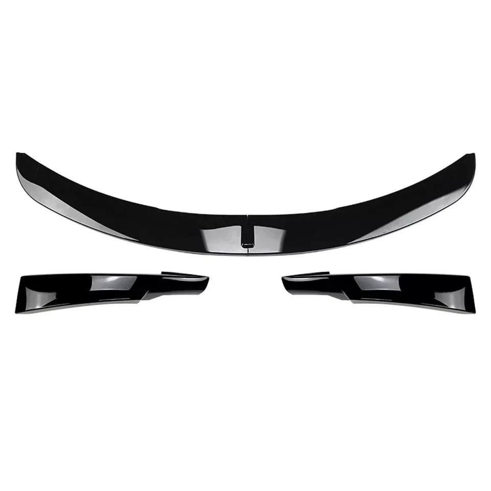 BMW E90 E91 M-Tech Pre-LCI gloss black front splitter