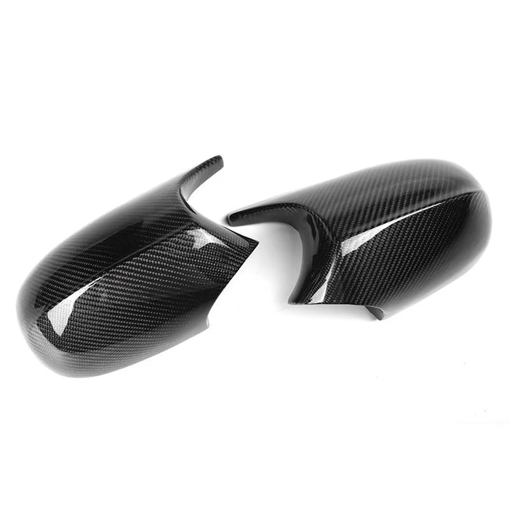 BMW E92 LCI carbon fibre mirror cover close-up