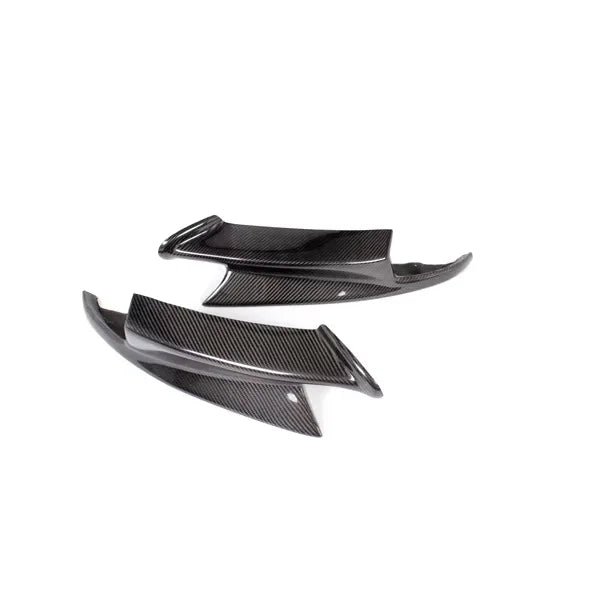 BMW M3 E90 E92 genuine carbon fibre front canard splitters pair