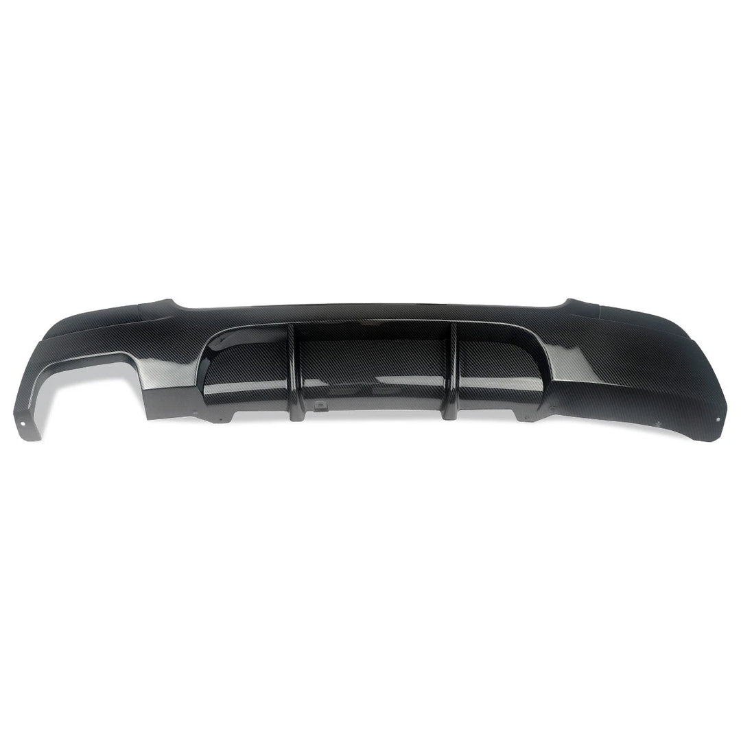 BMW E92 E93 3 Series carbon fibre look rear diffuser dual left exit