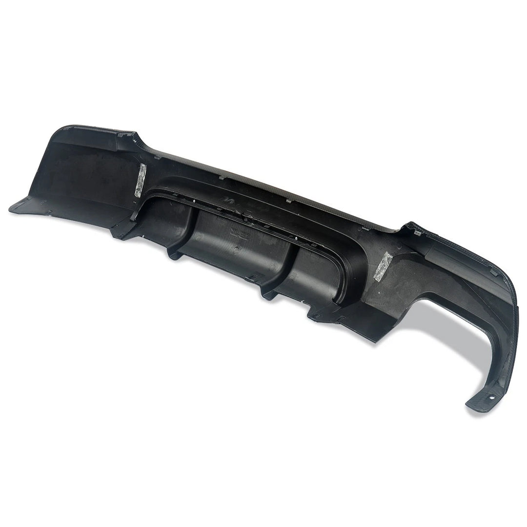 BMW E93 Convertible carbon fibre look diffuser dual left exhaust