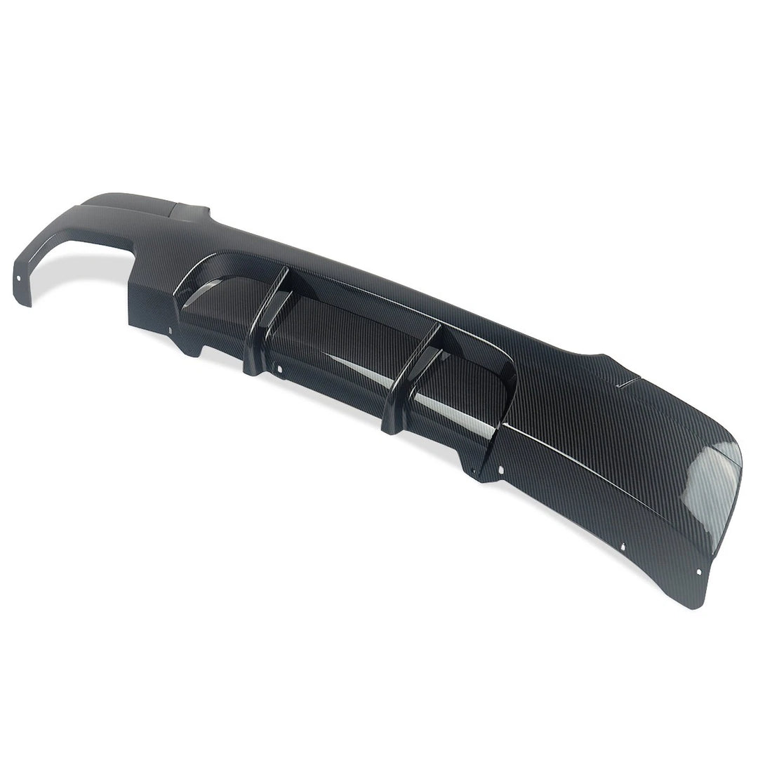 Carbon fibre look ABS rear diffuser for BMW E92 M Sport