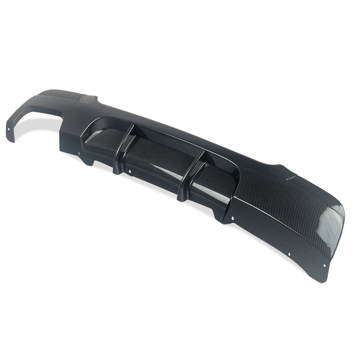 Carbon fibre look ABS rear diffuser for BMW E92 M Sport