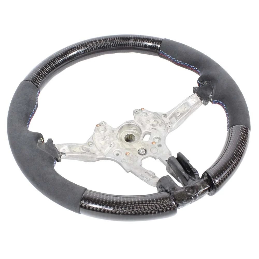 BMW F-Chassis carbon fibre Alcantara steering wheel