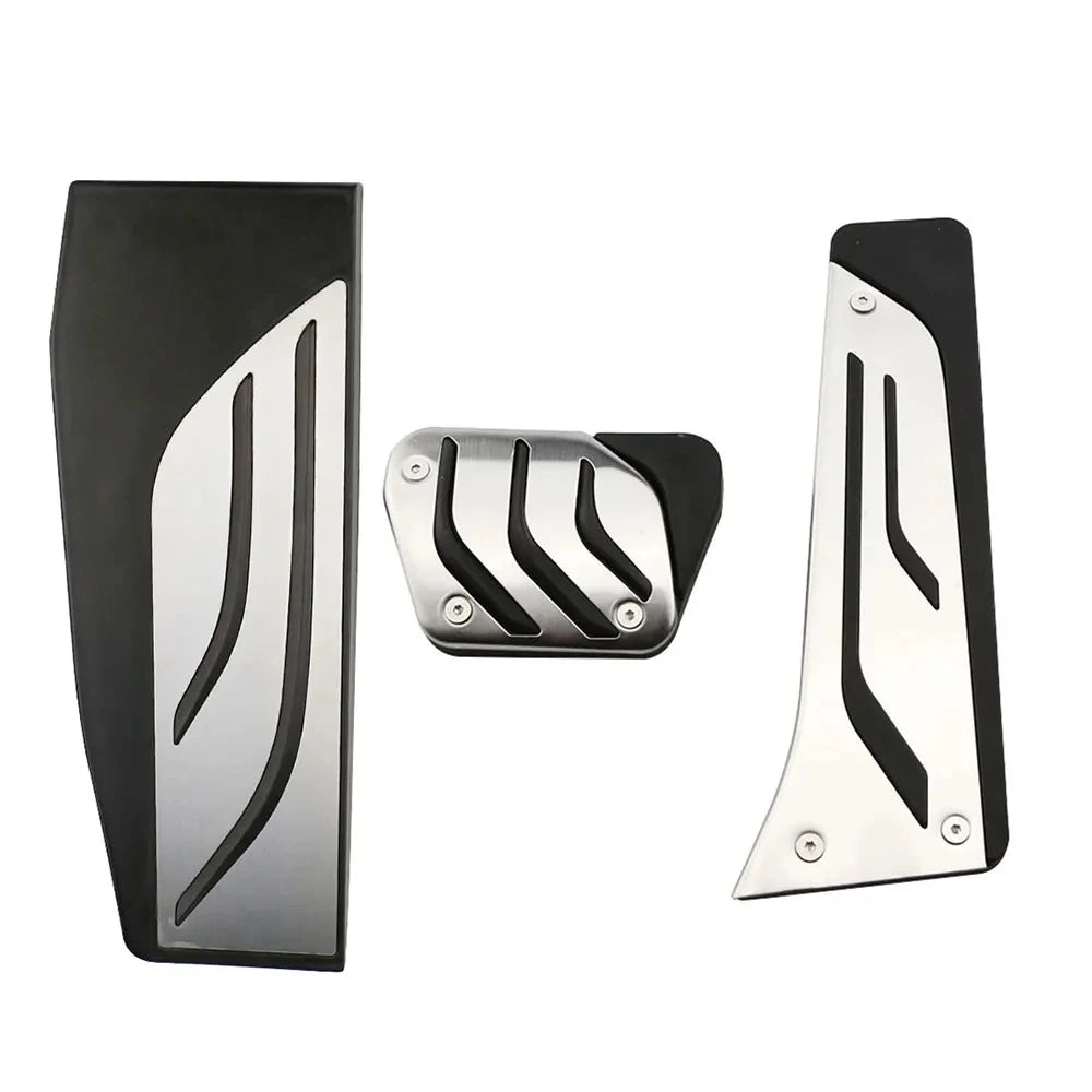 BMW F-Series brake pedal cover close-up