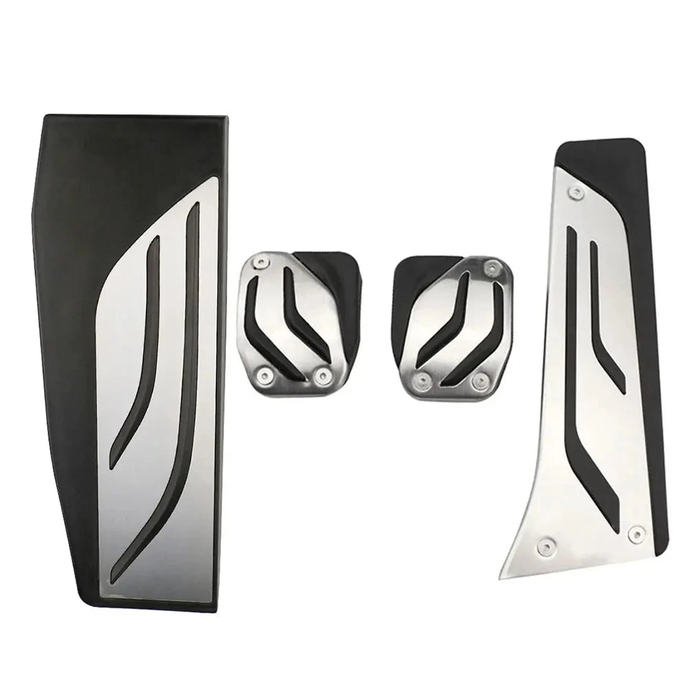 BMW F-Series stainless steel pedal covers manual with clutch