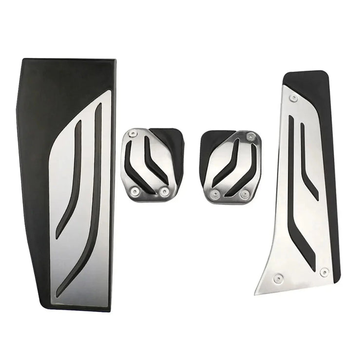 BMW F-Series stainless steel pedal covers manual with clutch