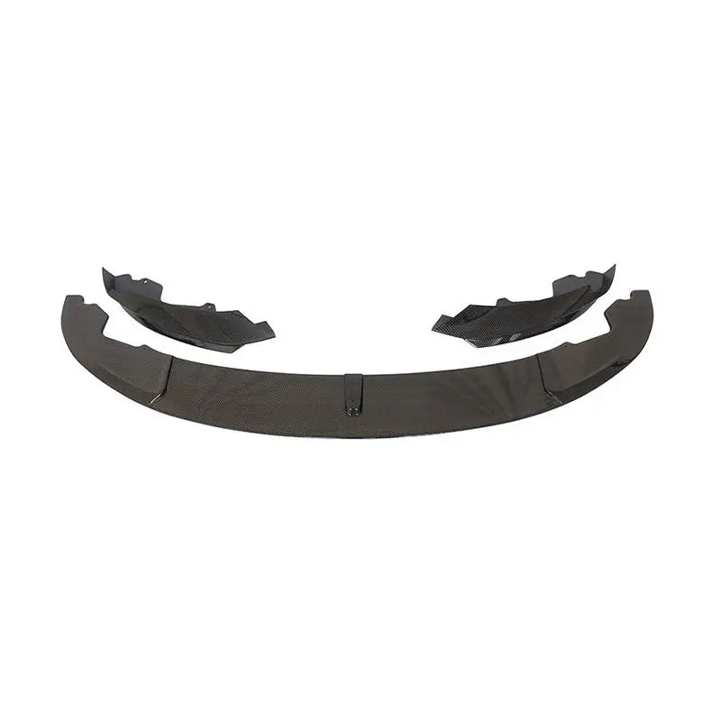 Gloss black front splitter for BMW F10 M Sport bumper