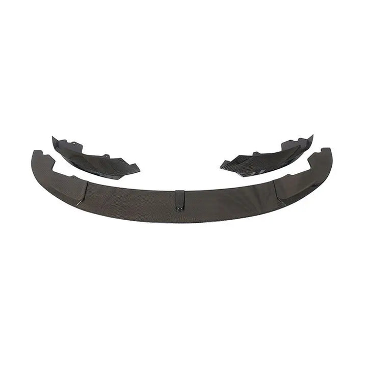 Gloss black front splitter for BMW F10 M Sport bumper